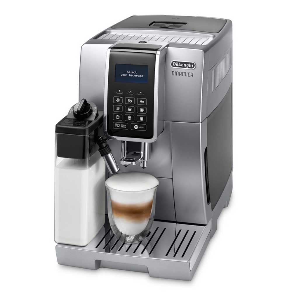 Kaffeko Dinamica – Kaffeevollautomat für Bohnene, Espresso- und Cappuccino-Maschine, 1,8 L, Silber
