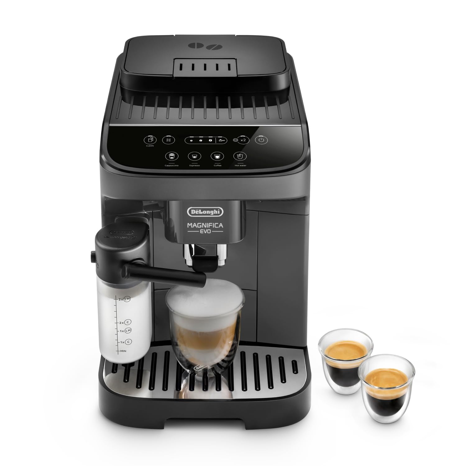 Kaffeko Magnifica Evo - Perfetti automatischi Kaffimaschine mit LatteCrema automatichem Milchschüumer